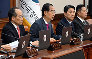 한 총리 “노동조합법·방송 3법 개정안 심의…결과를 대통령께 건의”