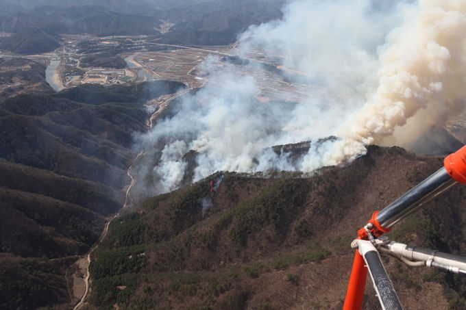 (참고)산림항공본부 공중진화대 산불진화