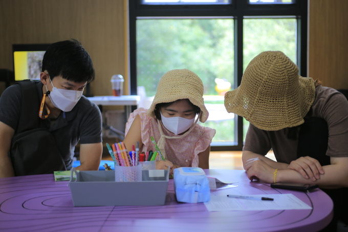숲이오래 교육 모습