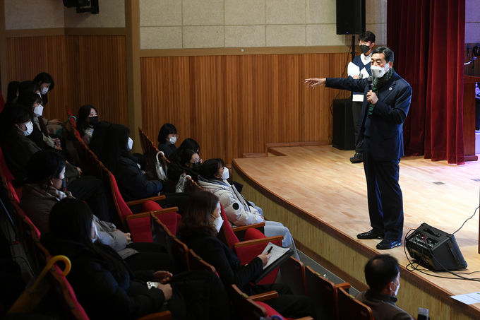윤화섭 안산시장,‘수능 끝난 Go3을 위한 힐링타임’행사 참석