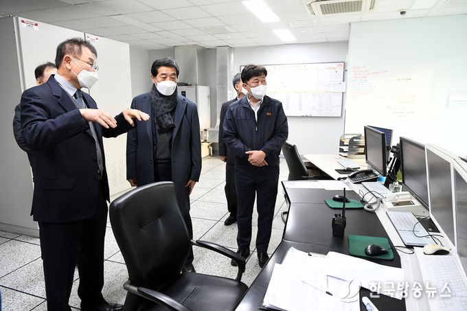 윤화섭 시장, 기업SOS 이동시장실…㈜SPG수소 방문
