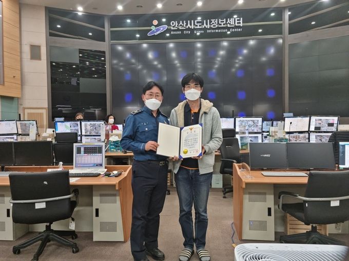 안산시 CCTV로 음주운전·선거 벽보 훼손 포착…‘범죄예방 기여