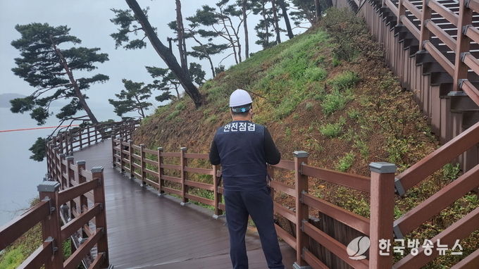 관내 다중이용시설 안전점검 모습