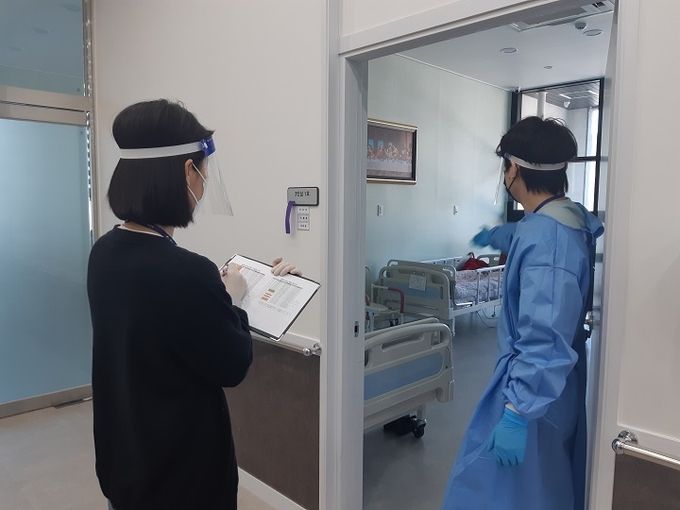 고위험시설 현장 역학조사 모습
