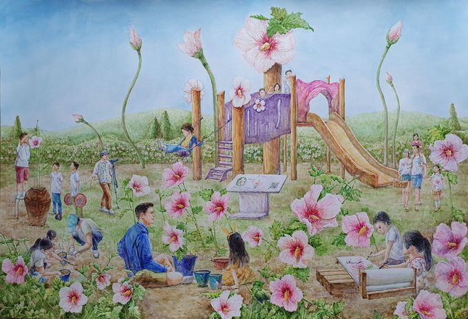 꿈을 심는 무궁화 나의 꽃 무궁화를 담다