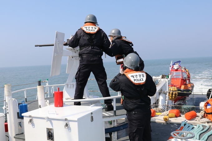 (참고사진) 군산해경이 19일부터 상반기 해상종합훈련을 실시한다..