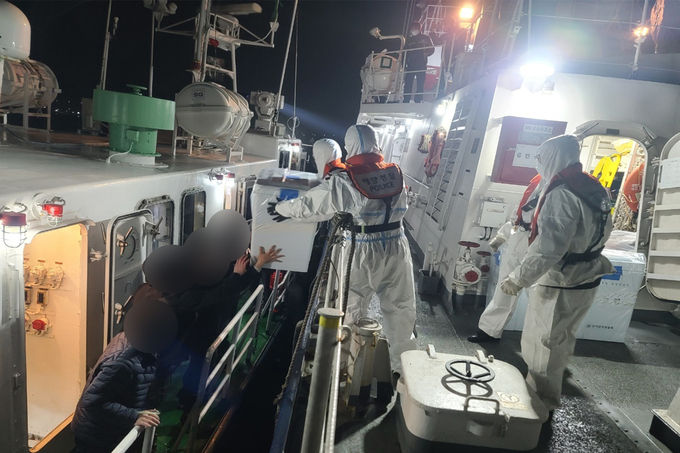 제20대 대통령 선거 당시 투표함 이송모습