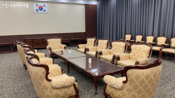 대통령실로 꾸며진 VIP실 ©김수정