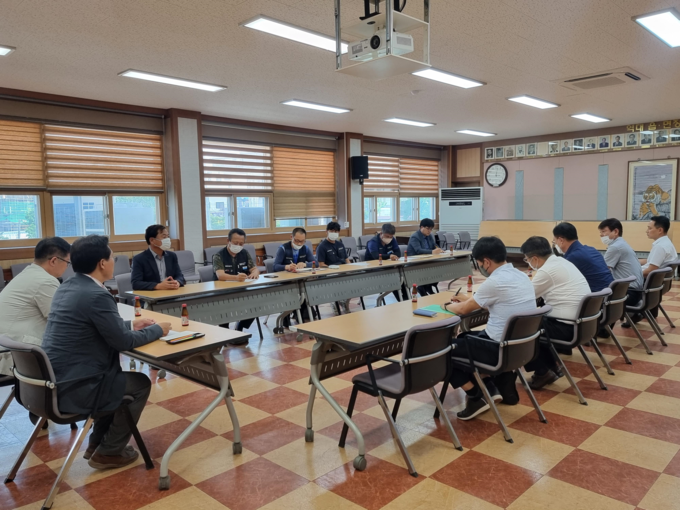 이천 하이트진로 화물차주 파업 시위 관련 협상중재회의