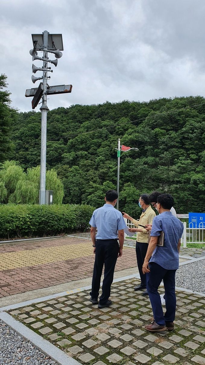 까치캠핑장 예경보시설 점검