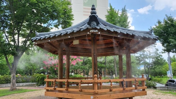 경산시- 경산시 폭염대비 시민 건강 챙기다(쿨링포그)