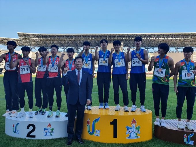 육상(남고)400m계주_금메달