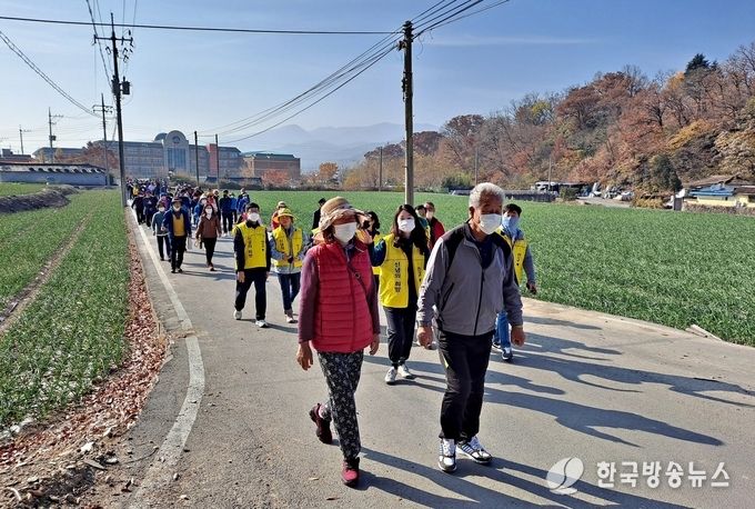 신녕면민 한마음 걷기대회