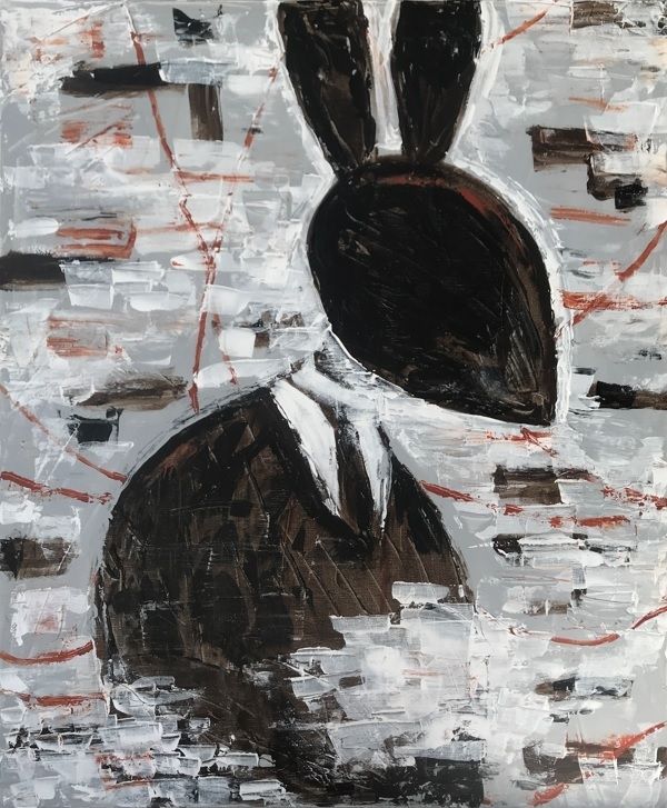 강은, 토끼1, 72.7x60.6, Acrylic On Canvas