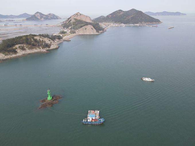 군산 고군산군도 조사해역 전경