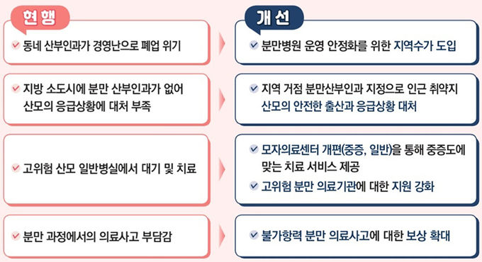 분만에 대한 국가 책임 더 강화