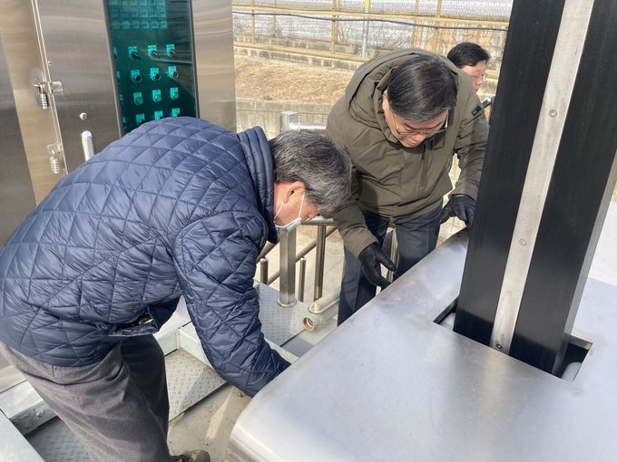 환경녹지국장 침수피해 우려지역 현장행정