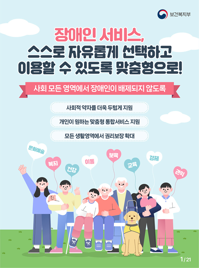 ▲장애인정책 종합계획