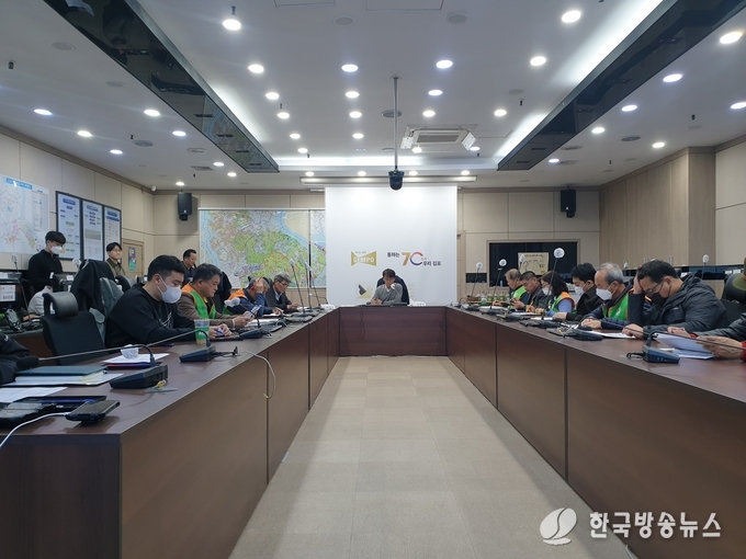 여름철 자연재난 사전대비 간담회 개최(회의모습)