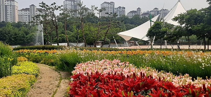 김포시 공원 녹지 규모 확대(걸포중앙공원 모습).