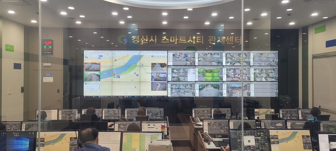 경산시 스마트시티 관제센터 관제원, 성추행범 검거 유공 표창 수상