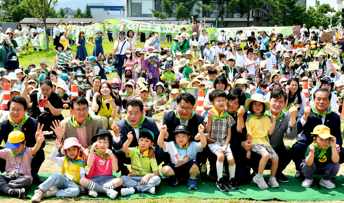 경산시- 한국숲유치원협회 경북지회 제1회 경북 영유아 숲사랑 캠페인 개최