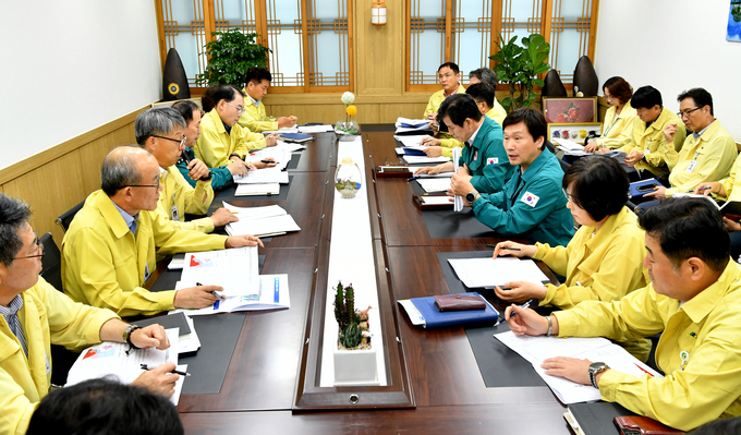 경산시 태풍 카눈 대비태세 강화 조현일 시장 현장점검