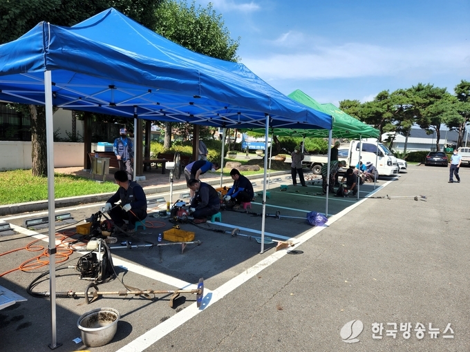 경산시- 경산시, 추석맞이 예초기 정비‧점검 및 안전교육 실시