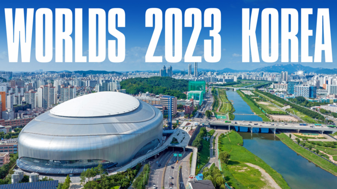 2023 롤 월드 챔피언십’ ‘한국’ 개최 확정 포스터