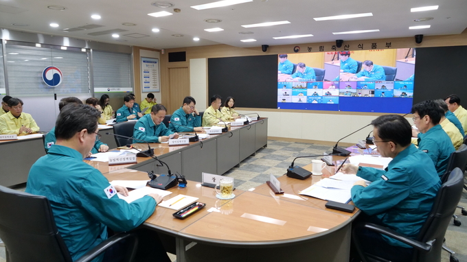 럼피스킨병 방역상황 점검회의.