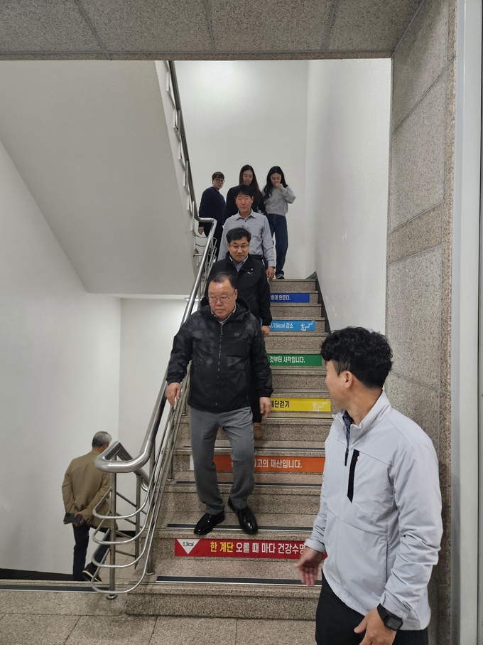 경산시- 서부2동, 2023년 합동 소방 훈련 실시(대피)