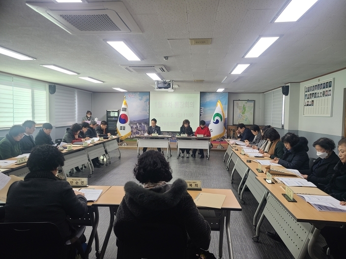경산시- 이상철 신임 남부동장, 새해 첫 통장회의 주재(통장회의)