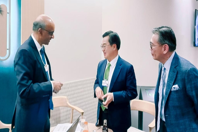 타르만 샨무가라트남(Tharman Shanmugaratnam) 싱가포르 대통령 면담