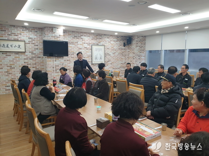 최재구 예산군수 군청사 시설 및 미화 직원 간담회