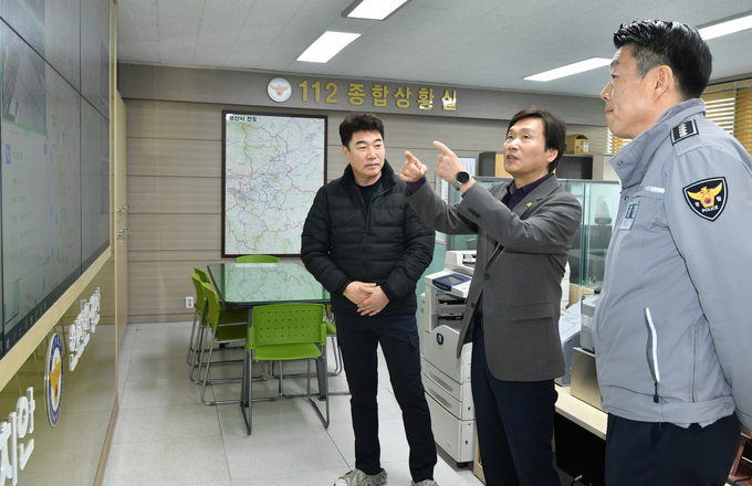경산시- 조현일 경산시장, 설 명절 비상근무기관 근무자 격려(경찰서)