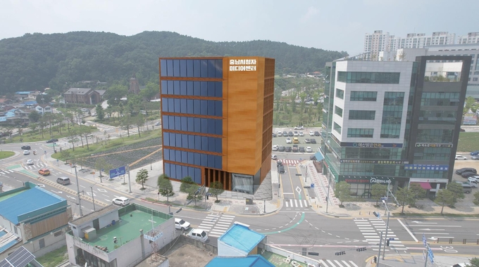 충남시청자미디어센터 조감도.