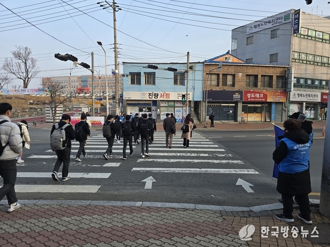 경산시- 바르게살기운동 진량읍 협의회 교통안전 캠페인 실시