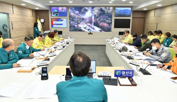 경산시, 재난대응 안전한국훈련 평가서 국무총리 표창(회의)