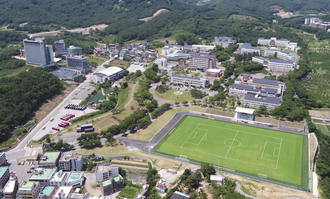 경산시 경일대학교, 첨단산업 인재양성 부트캠프 국비 70억원 공모사업 선정(경일대학교 전경)