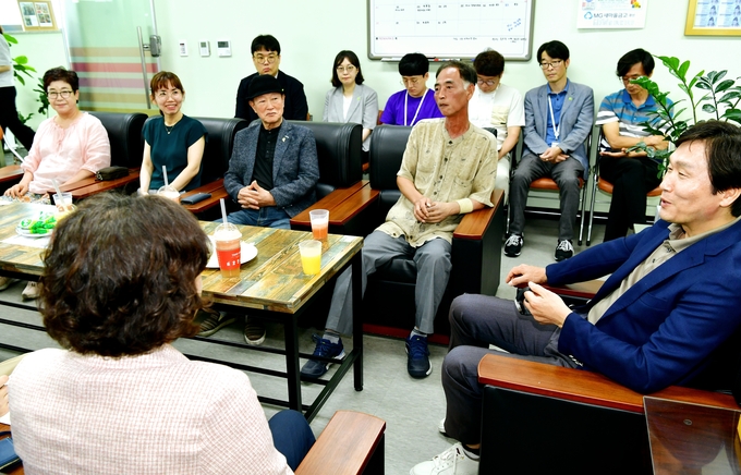 조현일 경산시장, 취임 2주년 민생현장 방문(경산공설시장상인회)