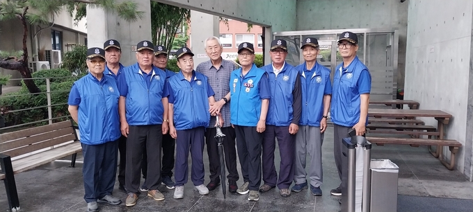 고엽제전우회 예산군지회 회원 단체사진