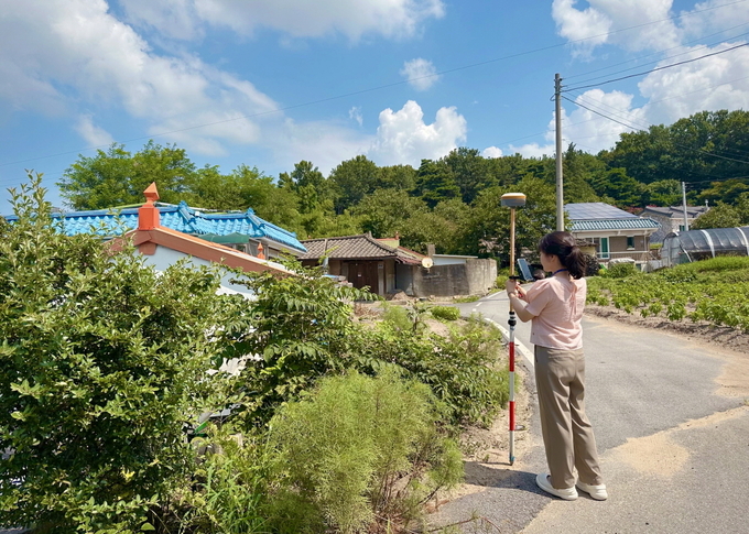 지적측량 현지검사 사진