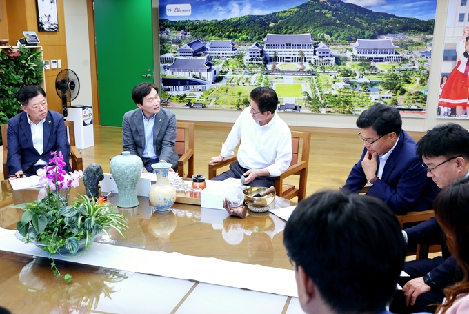 경산시-조현일 경산시장 경북도청 방문 지역현안사업 건의