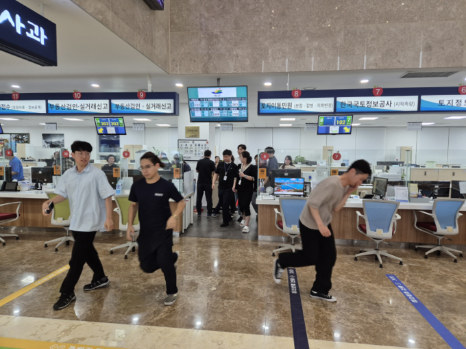 예산군, 군청사 자체 소방훈련 실시
