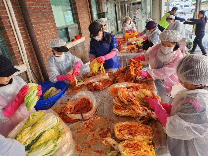 자원봉사센터 김장축제