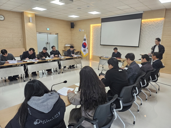 충남혁신도시관리본부, 출범 3년차 신년 주요업무 추진계획 보고회 사진