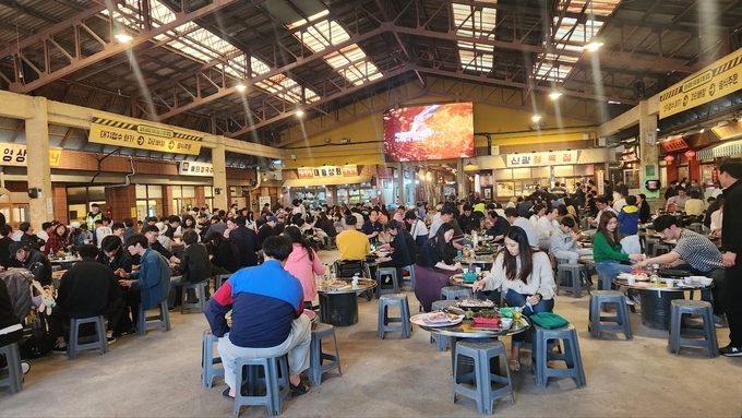 예산상설시장 모습