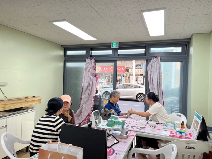 「전통시장 상인 자기혈관 숫자알기」캠페인 실시