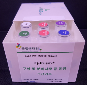 구상나무 및 분비나무의 종 동정 진단키트 구성품의 모습