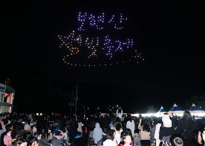 2024년 제21회 영천보현산별빛축제 개막식 드론쇼